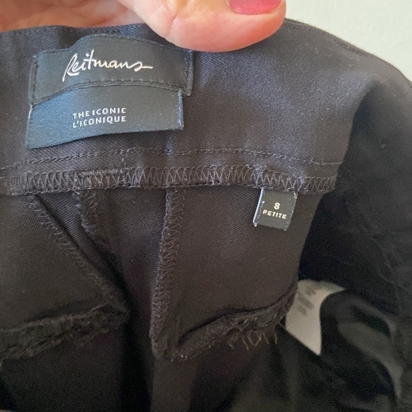 REITMANS Iconic Ankle Pant in Black size 8P - Picture 10 of 14